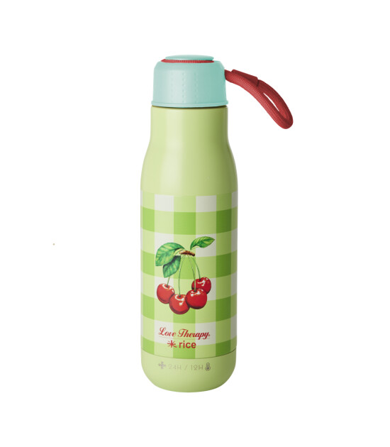 Rice Paslanmaz Çelik Termos (500 ml) //  Love Therapy Cherry