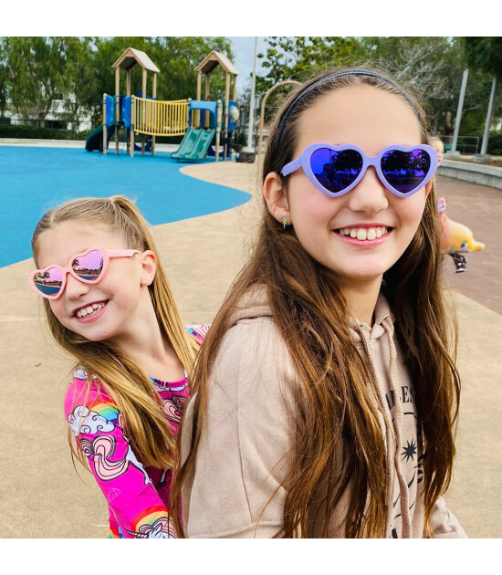 ro-sham-bo Heart &Ccedil;ocuk G&uuml;neş G&ouml;zl&uuml;ğ&uuml; // Blossom - Mor Lens