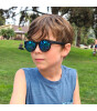 ro-sham-bo Round Junior Çocuk Güneş Gözlüğü // Bueller - Aynalı Mavi Lens