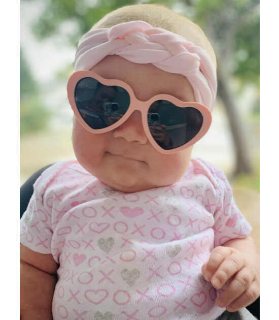 ro-sham-bo Heart &Ccedil;ocuk G&uuml;neş G&ouml;zl&uuml;ğ&uuml; // Topanga - Rose Gold Lens