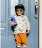 ro-sham-bo Çocuk - Toddler Güneş Gözlüğü (2-4 Yaş) // Zack Morris - Aynalı Yeşil Lens - KB