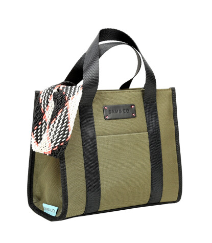 SAM&CO The Petite Watermelon Anne Çantası // Haki