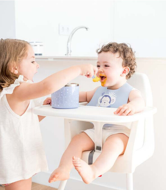SARO İki Katlı Çelik Mama Termosu (820 ml) // Yeşil