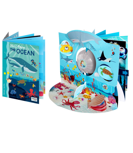 Sassi Junior Pop-Up-360 Oyun Setli Kitap // The Ocean