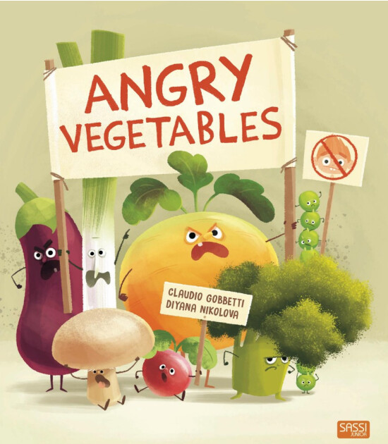 Sassi Junior İngilizce Çocuk Kitabı // Angry Vegetables