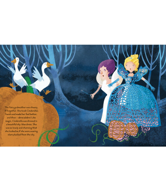 Sassi Junior Die-Cut Book - İngilizce Çocuk Masal // Cinderella