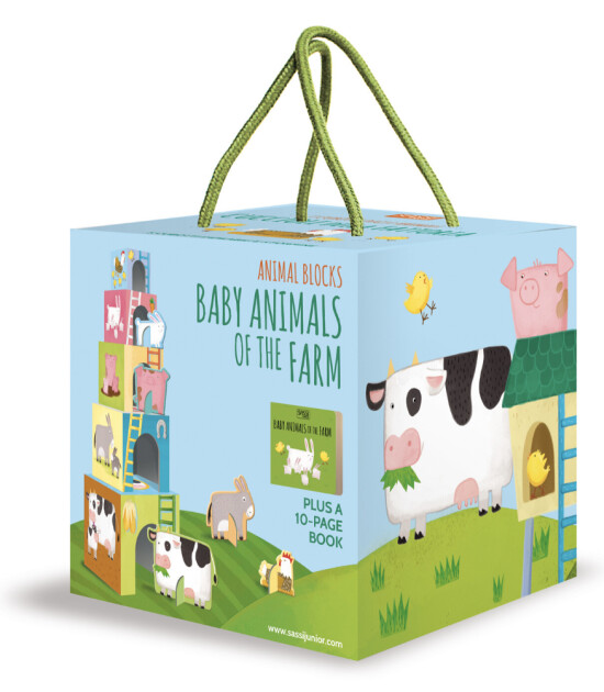 Sassi Junior Animal Blocks // Baby Animals Of The Farm
