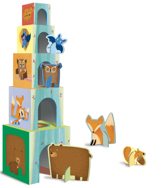 Sassi Junior Animal Blocks // Baby Animals Of The Forest