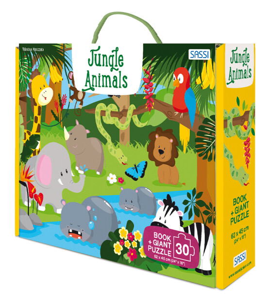 Sassi Junior Giant Puzzle // Jungle Animals (30 Parça)