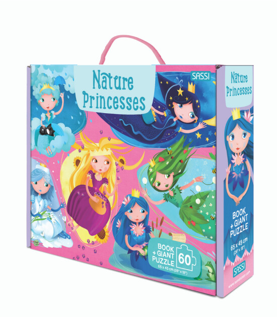 Sassi Junior Giant Puzzle // Nature Princesses (60 Parça)