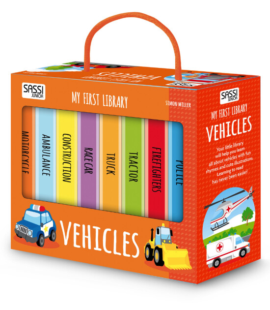 Sassi Junior İlk Kitap Setim - My First Library // Vehicles