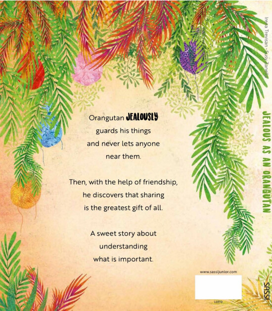 Sassi Junior İngilizce Çocuk Kitabı // Jealous As an Orangutan