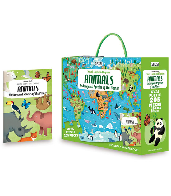 Sassi Junior Puzzle // Animals (205 Parça)