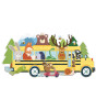 Sassi Junior Travel Puzzle // Animals on a Bus (20 Parça)