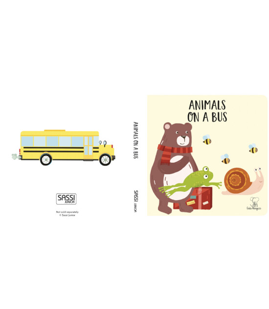 Sassi Junior Travel Puzzle // Animals on a Bus (20 Parça)