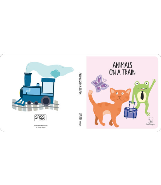 Sassi Junior Travel Puzzle // Animals on a Train (20 Parça)