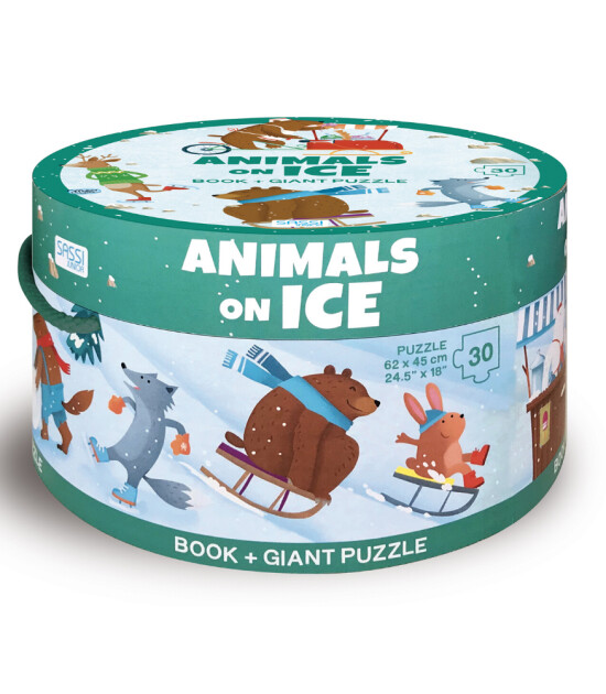 Sassi Junior Puzzle // Animals On Ice (30 Parça)