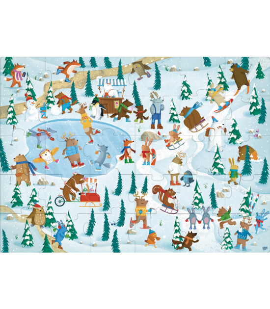 Sassi Junior Puzzle // Animals On Ice (30 Parça)