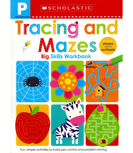 Scholastic Classics Pre-K Big Skills Workbook: Tracing and Mazes (Scholastic Early Learners)