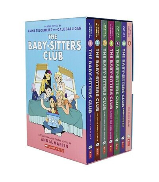 Scholastic The Babysitters Club Graphic Novel Full-Color Edition Box Set #1-7