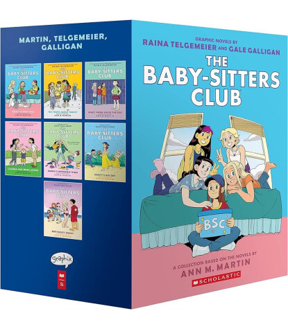 Scholastic The Babysitters Club Graphic Novel Full-Color Edition Box Set #1-7