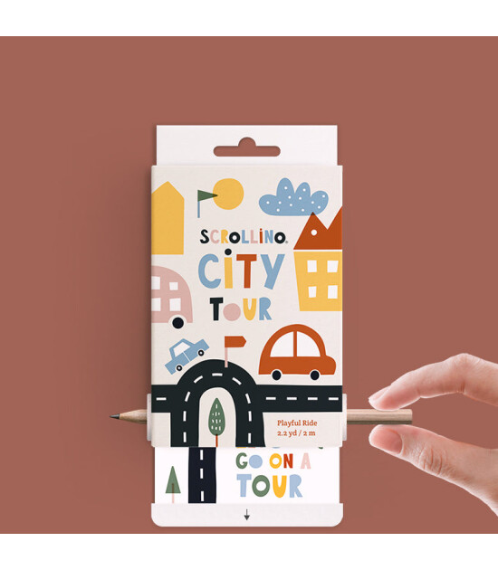 Scrollino Çevirmeli Aktivite Kitapçık // City Tour