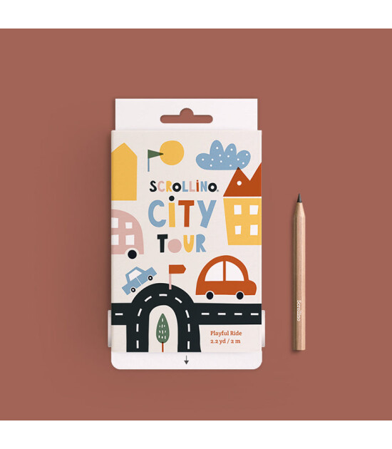 Scrollino Çevirmeli Aktivite Kitapçık // City Tour