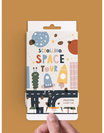 Scrollino Çevirmeli Aktivite Kitapçık // Space Tour