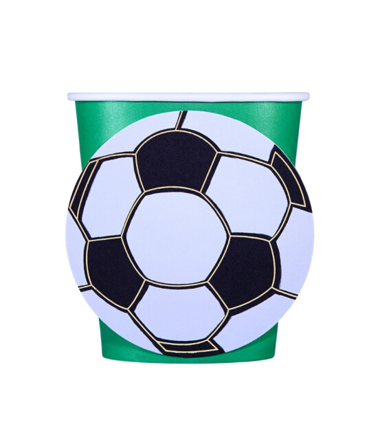 Sea Salt Cinnamon Parti Bardak (8 Adet) // Spor Topları - Yeşil