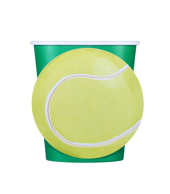 Sea Salt Cinnamon Parti Bardak (8 Adet) // Tenis - Yeşil