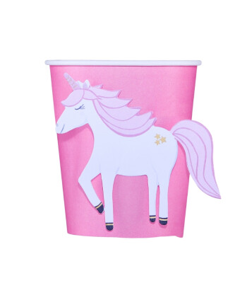 Sea Salt Cinnamon Parti Bardak (8 Adet) // Unicorn - Pembe