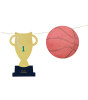 Sea Salt Cinnamon Parti Asılan Süs // Basketbol