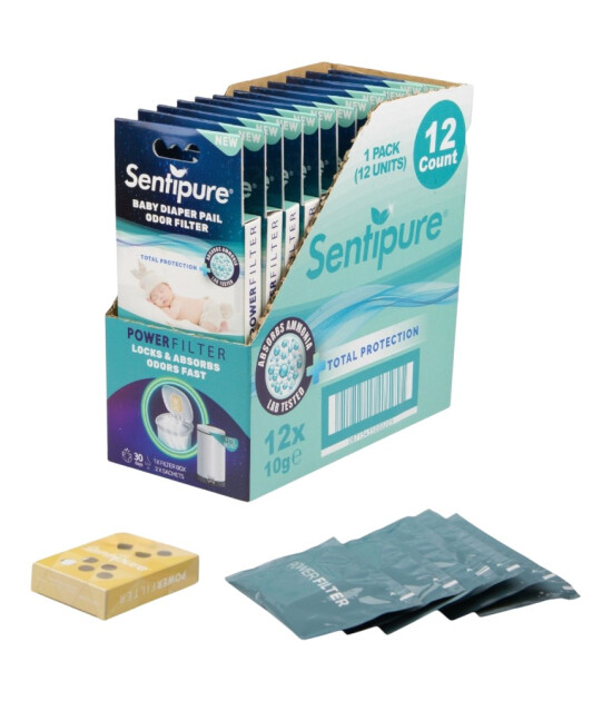 Sentipure Bebek Bezi Kokusu Giderici Filtre