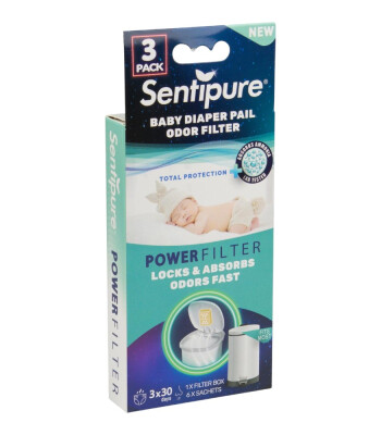 Sentipure Bebek Bezi Kokusu Giderici Filtre (3 Adet)