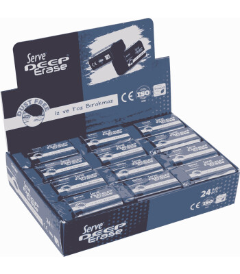 Serve Deep Sınav Silgisi Dust Free (24 Adet)