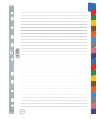 Serve Karton Ayraç Klasik A4 // 20 Renkli