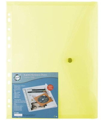 Serve Çıtçıtlı Zarf // Sarı