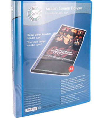 Serve Sunum Dosyası (40 Adet) // Mavi