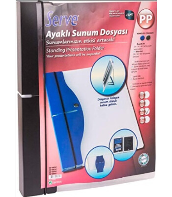 Serve Ayaklı Sunum Dosyası // Lacivert
