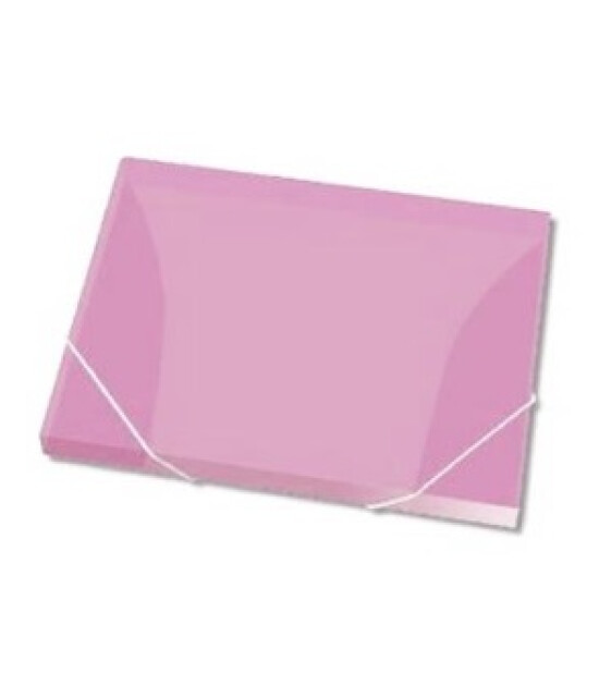 Serve Lastikli Kutu Dosya A4 // Pembe