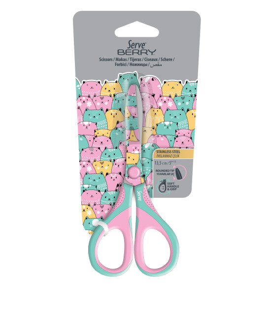 Serve Berry Pastel Kedili Makas // Mint