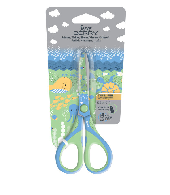 Serve Berry Pastel Su Altı Makas // Yeşil