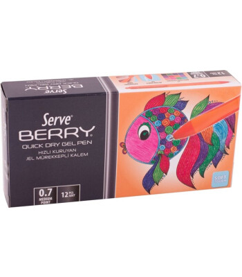 Serve Berry Jel Kalem (0.7 mm) // Turuncu