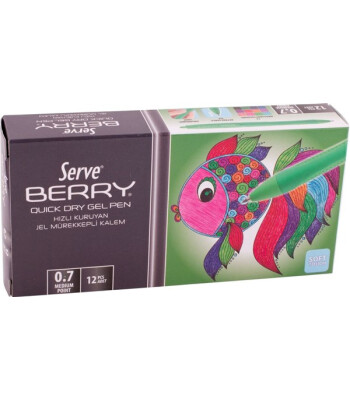 Serve Berry Jel Kalem (0.7 mm) // Yeşil