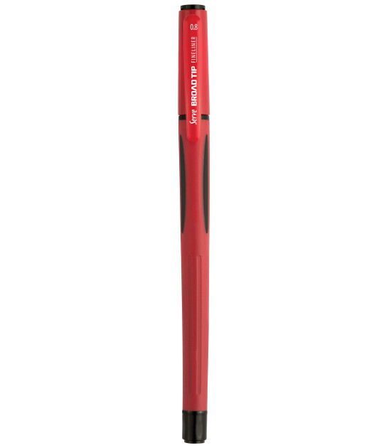 Serve Broad Tip Fineliner Kalem // Kırmızı