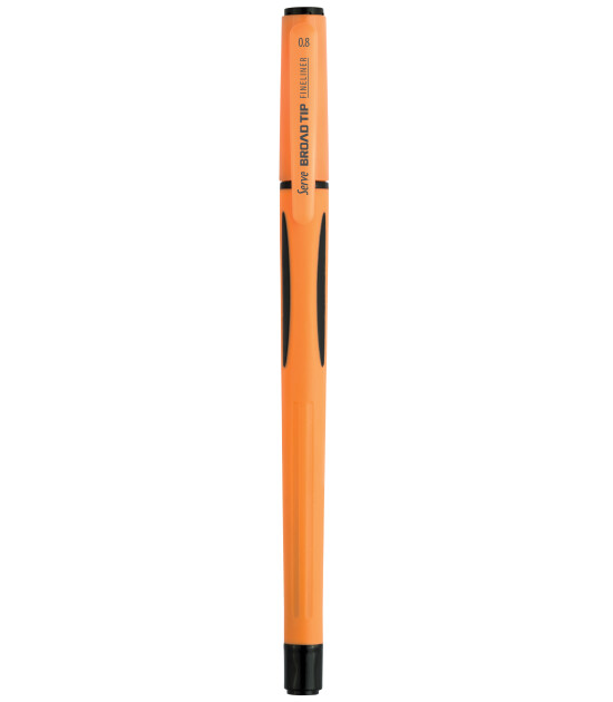 Serve Broad Tip Fineliner Kalem // Fosforlu Turuncu