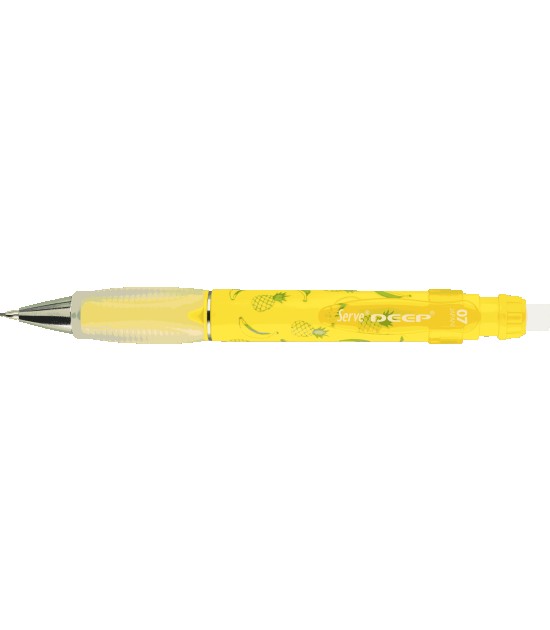 Serve Deep Mekanik Kurşun Kalem (0.7 mm) // Fosforlu Sarı - Ananas&Muz