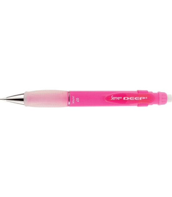 Serve Deep Fosforlu Mekanik Kurşun Kalem (0.7 mm) // Pembe
