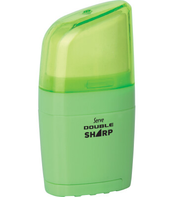 Serve Double Sharp Silgi + Kalemtıraş // Elma Yeşili