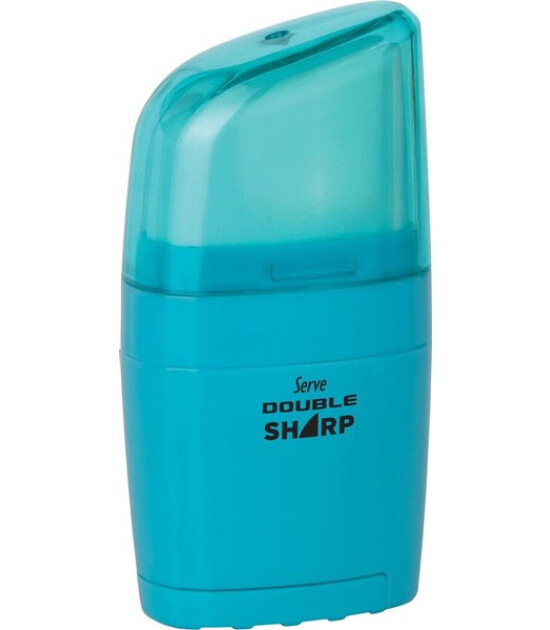Serve Double Sharp Silgi + Kalemtıraş // Mavi